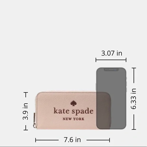 NWT Kate Spade Glitter on large continental wallet - Picture 9 of 16